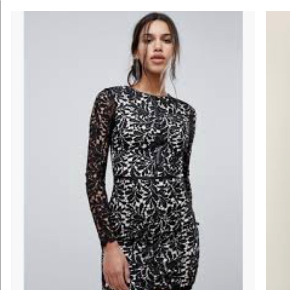 Parisian Black lace dress